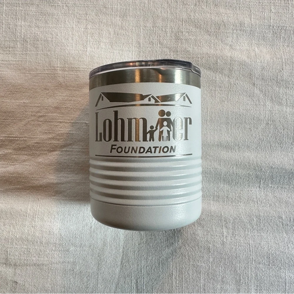 White 10oz. Polar Camel Tumbler with Clear Lid